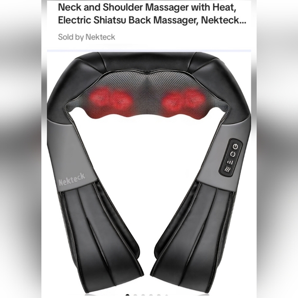 Other - Nekteck Neck and Shoulder Massager with Heat New In Sealed Box